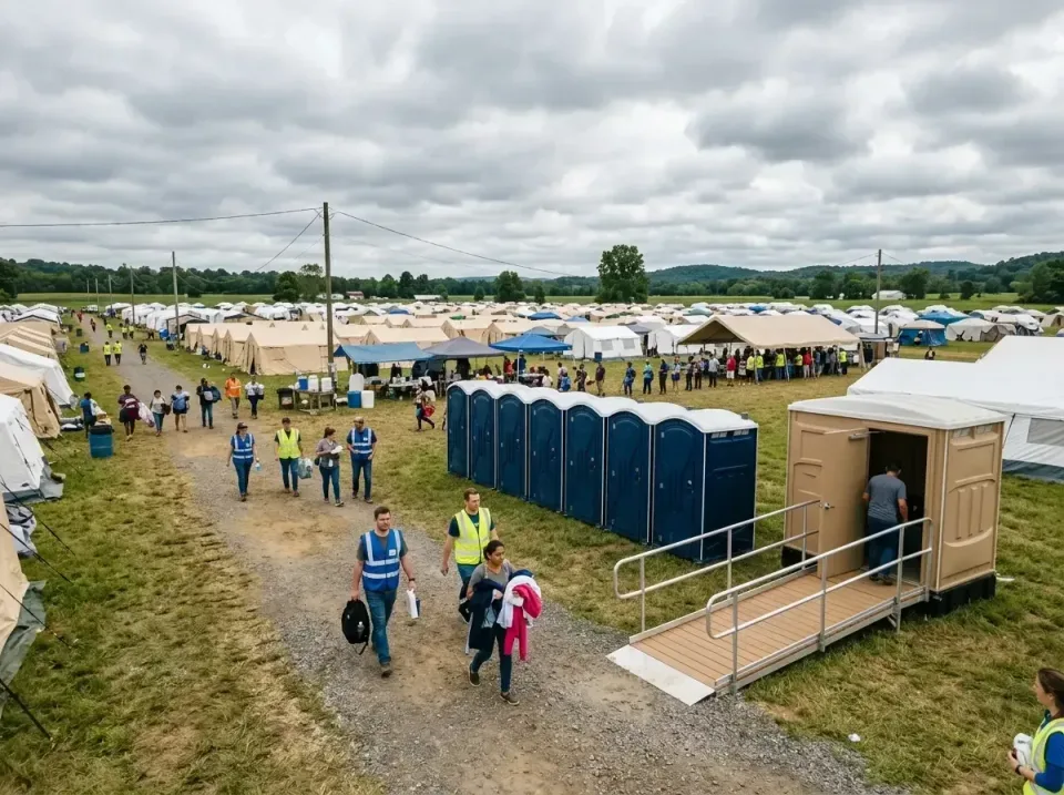 disaster-relief-camp-restrooms-010 — frequently asked questions, Dumpster & Portable Bathrooms Rental in Cave City, AR